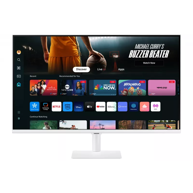 Samsung M70D arvutimonitor 81,3 cm (32 tolli) 3840 x 2160 pikslit 4K Ultra HD LED valge