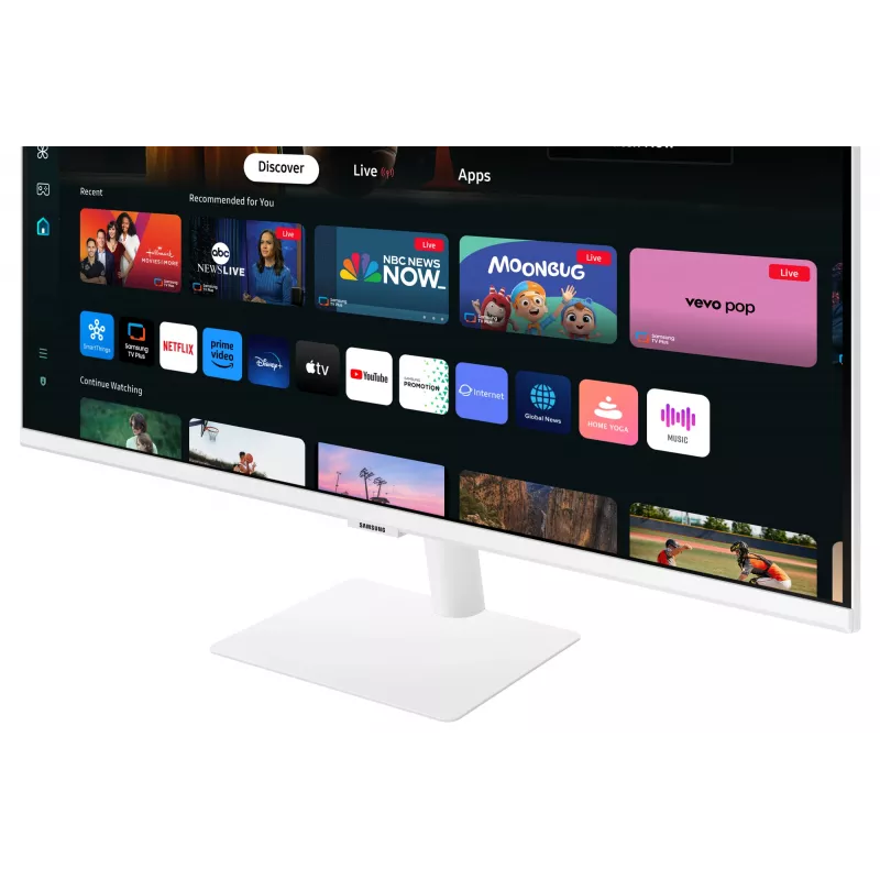 Samsung M70D arvutimonitor 81,3 cm (32 tolli) 3840 x 2160 pikslit 4K Ultra HD LED valge