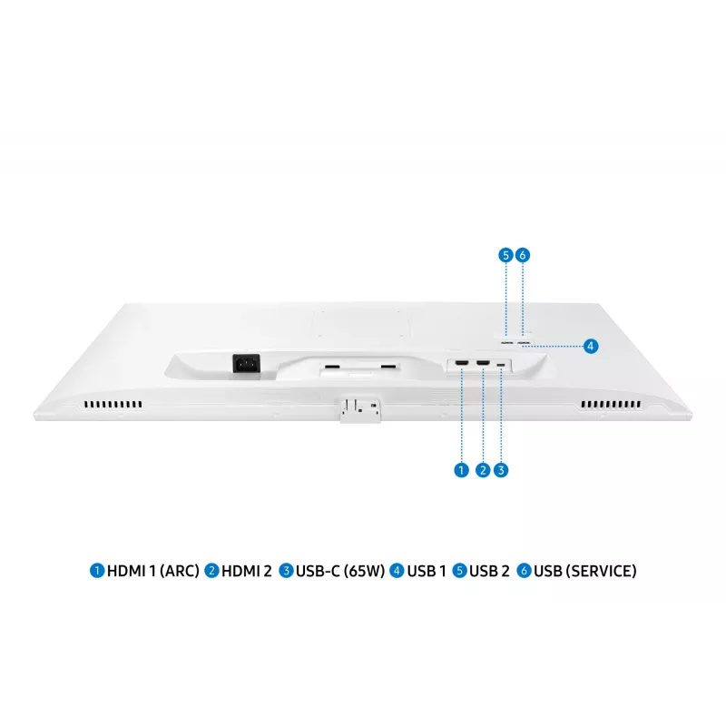 Samsung M70D arvutimonitor 81,3 cm (32 tolli) 3840 x 2160 pikslit 4K Ultra HD LED valge