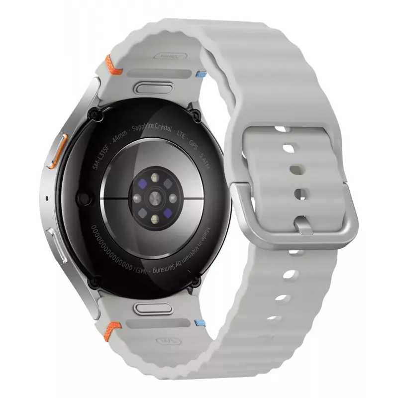 Samsung Galaxy Watch7 3,81 cm (1,5-tolline) AMOLED 44 mm digitaalne 480 x 480 pikslit puuteekraan 4G hõbedane Wi-Fi GPS (satelliit)