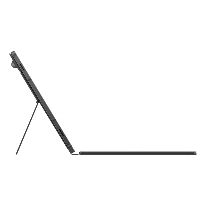 Klaviatuur Samsung EF-DX725 Nordic Pogo Pin Must Touchpad