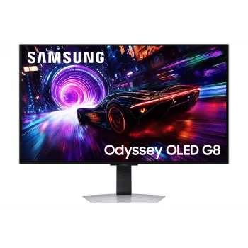 Samsung G81SF arvutimonitor 81.3 cm (32 tolli) 3840 x 2160 pikslit 4K Ultra HD OLED hõbedane