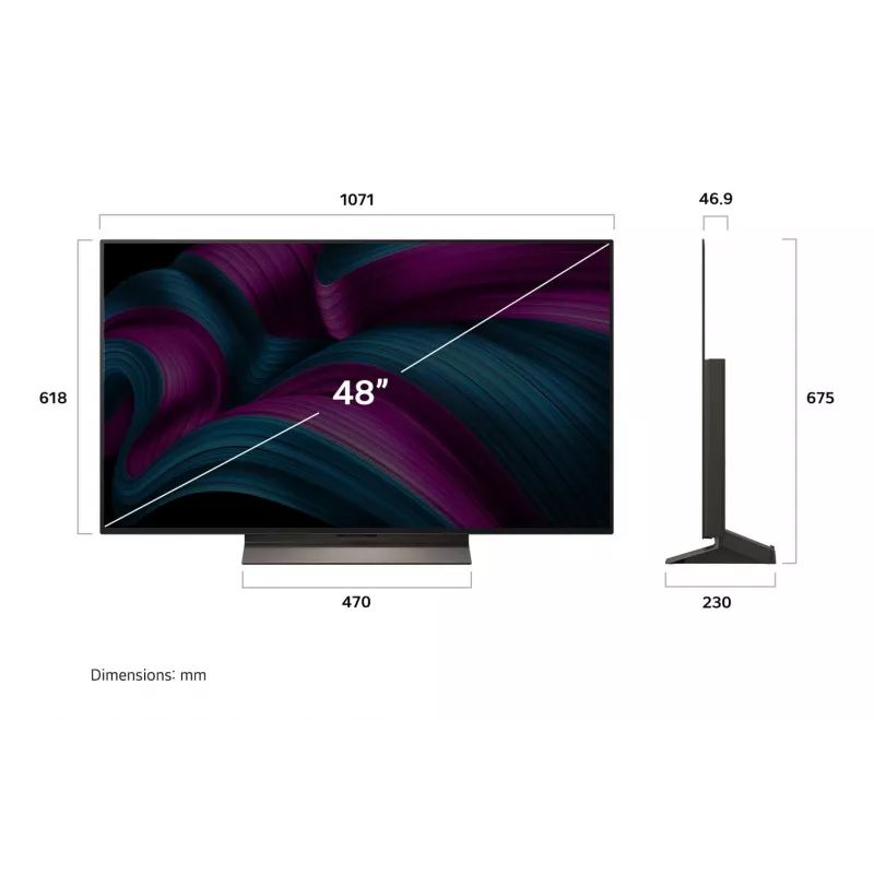 LG OLED evo AI 48-tolline C5 4K nutiteler