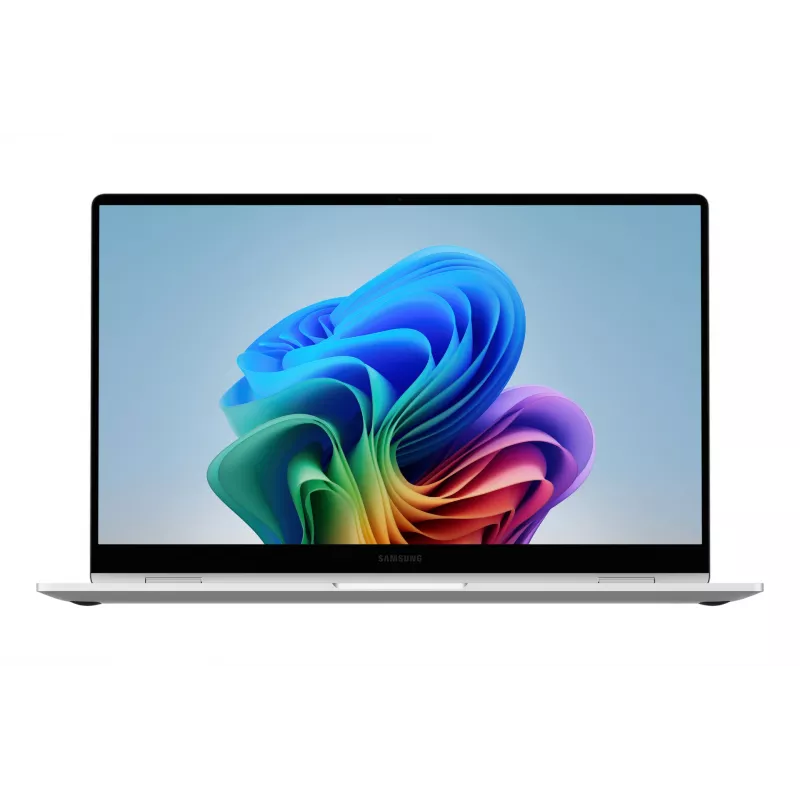 Samsung NP750QHAA-EXP Intel Core Ultra 7 256V hübriid (2-ühes) 39,6 cm (15,6 tolli) puutetundlik Full HD 16 GB LPDDR5x-SDRAM 512 GB SSD Wi-Fi 7 (802.11be) Windows 11 Home hõbedane