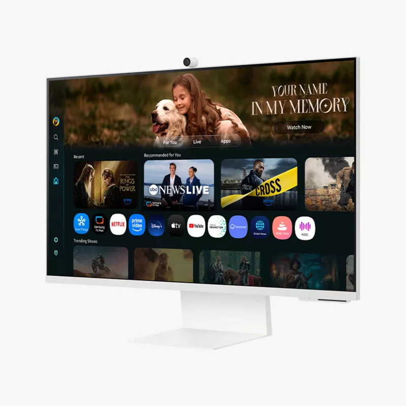 Samsung M8 M80F arvutimonitor 81,3 cm (32 tolli) 3840 x 2160 pikslit 4K Ultra HD LCD valge