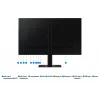 Samsung S60UD arvutikuvar 68,6 cm (27 inch) 2560 x 1440 pikslit Quad HD LCD must