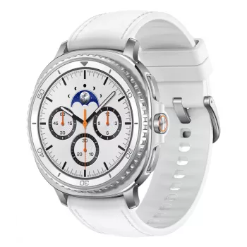 Samsung SM-L505FZWAEUB nutikell / spordikell 3,3 cm (1,3-tolline) AMOLED 46 mm digitaalne 438 × 438 pikslit puutetundlik 4G hõbedane Wi-Fi GPS (satelliit)
