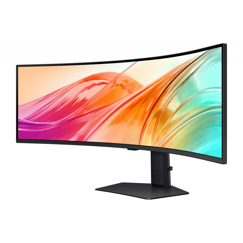 Samsung S95UC arvutikuvar 124,5 cm (49 tolli) 5120 x 1440 pikslit Dual QHD LCD Must
