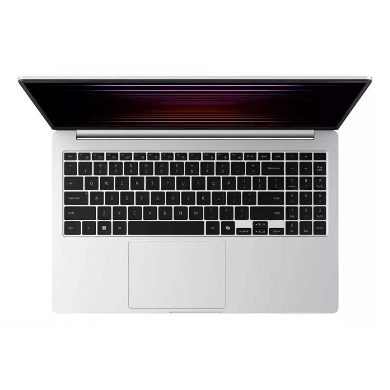 Samsung Galaxy Book5 NP750XHDA-EXP Intel Core Ultra 5 225U sülearvuti 39,6 cm (15,6-tolline) Full HD 16 GB LPDDR5x-SDRAM 512 GB SSD Wi-Fi 6 (802.11ax) Windows 11 Home Hõbedane