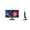 Samsung G50F arvutikuvar 68,6 cm (27 tolli) 2560 x 1440 pikslit Quad HD OLED must