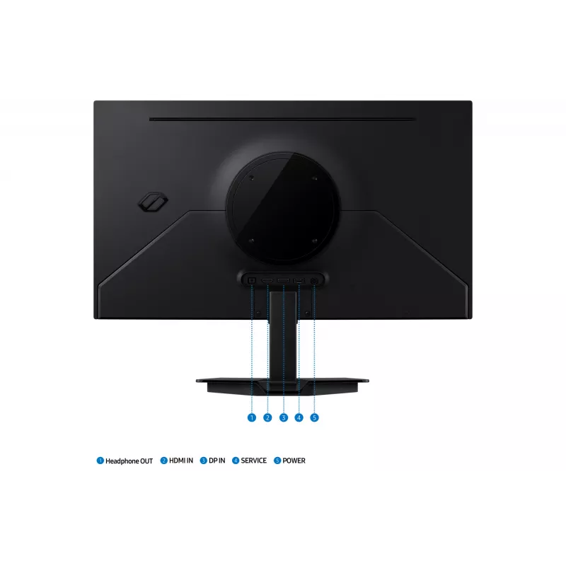 Samsung G50F arvutikuvar 68,6 cm (27 tolli) 2560 x 1440 pikslit Quad HD OLED must