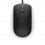 DELL Juhtmega hiir - MS116 - Must - (RTL BOX), Mõlemakäeline, Optiline, USB Type-A, 1000 DPI, Must