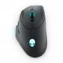 Alienware AW620M hiir Mängimine Paremakäeline RF-traadita + USB USB-C Optiline 26000 DPI