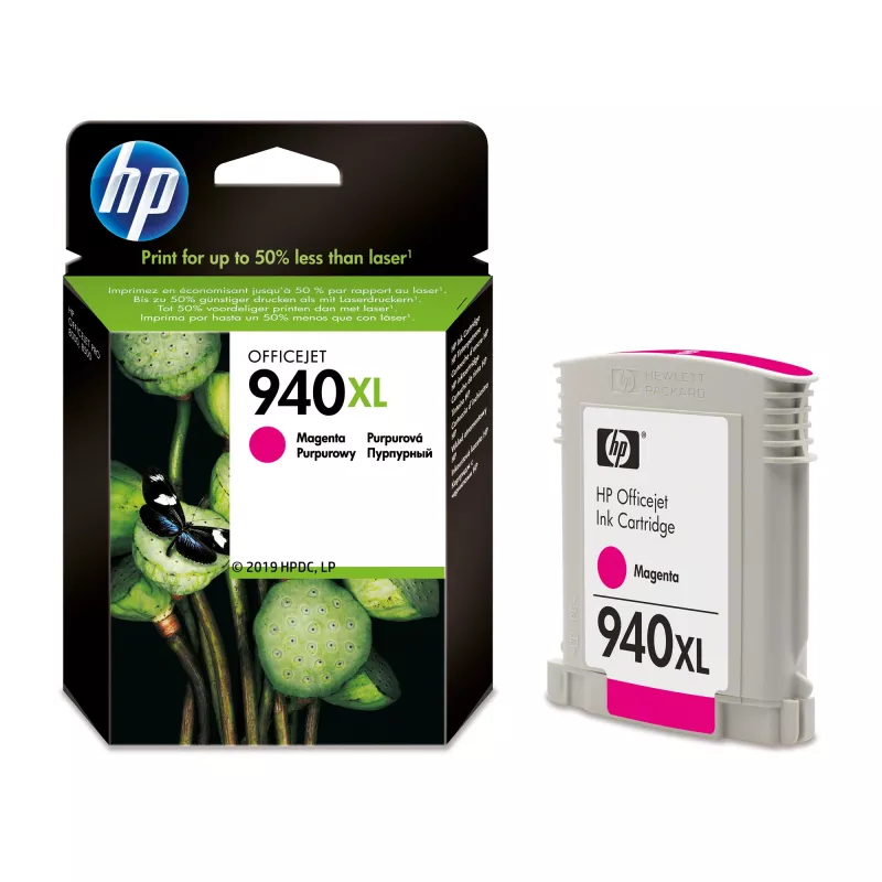 HP 940XL kõrge tootlikkusega magenta originaal tindikassett 1 tk kõrge (XL) tootlikkusega