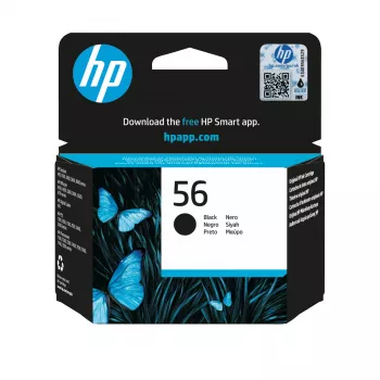 HP 56 Must Originaal Tindikassett, Must, 1 tk, 520 lehekülge