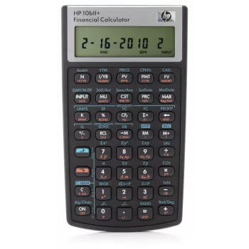 HP 10bII+, taskuarvuti, finantskalkulaator, 1 rida, must