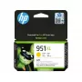 HP 951XL kõrgtulemuslikkuse kollane originaaltindikassett, kollane, 1 tk, 1500 lehekülge