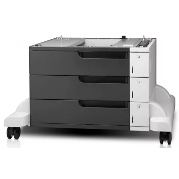 HP LaserJet 3x500-leheline söötur ja alus, ühildub: HP LaserJet Enterprise 700 Printer M712 seeria, 1500 lehte, Hiina, Enterprise, Business, 543 mm, 586 mm