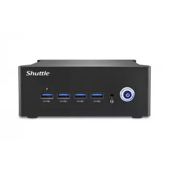Shuttle Nano PC NT10H9, Intel Core Ultra 9 185H, Intel Arc graafika, 2xHDMI, 2xUSB 4.0 (DP), 2x2.5Gbit LAN, sh VESA 24/7 pidevtöö