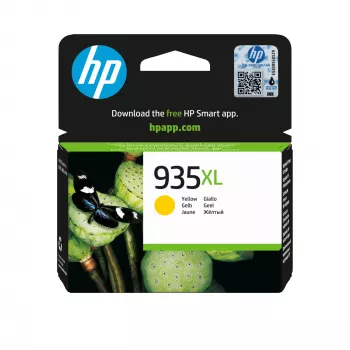 HP 935XL suure mahutavusega kollane originaaltindikassett, kollane, 1 tk, 825 lehekülge