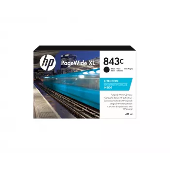 HP 843C 400-ml Must PageWide XL tindikassett, must, 1 tk