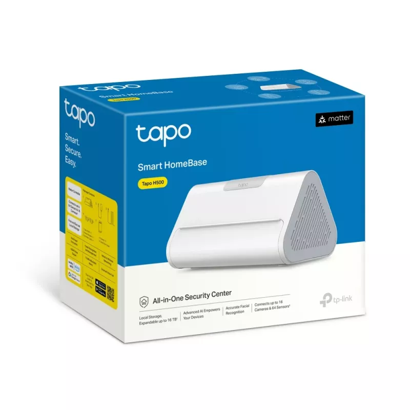 Baasseade TP-Link Tapo H500 Sisejuhtmega ja juhtmevaba Valge
