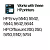 HP 62 kolmevärviline originaaltindikassett, tsüaan, magenta, kollane, 1 tk, 165 lehekülge