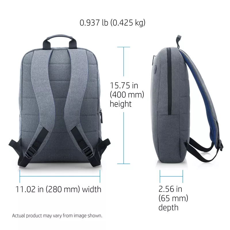 HP 15.6-tolline Value seljakott, seljakott, 39,6 cm (15.6 tolli), õlarihm, 420 g
