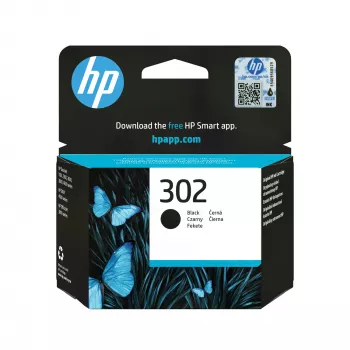 HP 302 must originaal tindikassett, must, 1 tk, 170 lehekülge