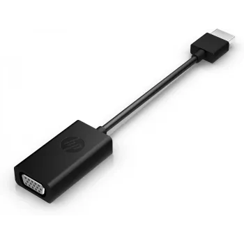 HP HDMI-VGA kaabliadapter, VGA (D-Sub), HDMI tüüp A (standard), isane, emane, must, Hiina