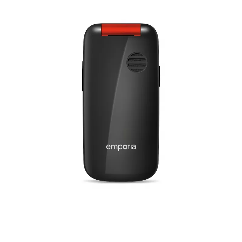 Emporia emporiaONE 6,1 cm (2,4 tolli) 80 g must, punane seenioritelefon