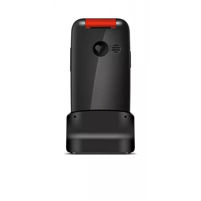 Emporia emporiaONE 6,1 cm (2,4 tolli) 80 g must, punane seenioritelefon