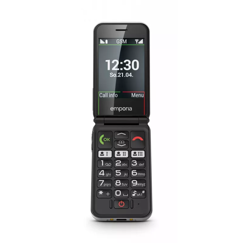 Emporia SIMPLICITYglam 7.11 cm (2.8 tolli) 106 g valge seenioritelefon