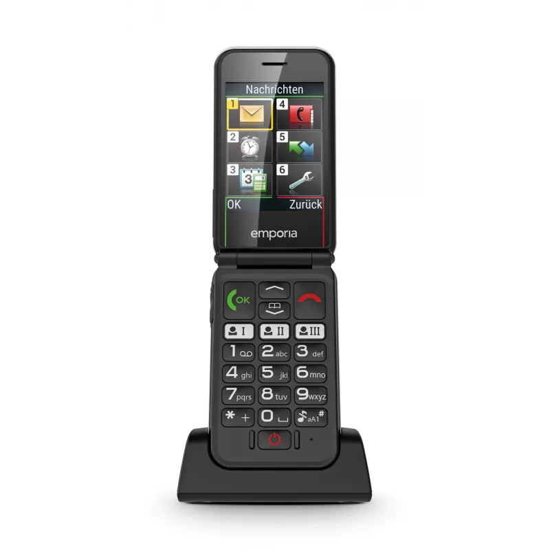Emporia SIMPLICITYglam 7.11 cm (2.8 tolli) 106 g valge seenioritelefon