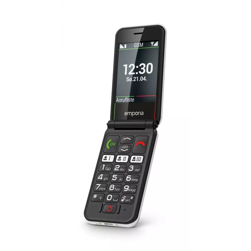 Emporia SIMPLICITYglam 7.11 cm (2.8 tolli) 106 g valge seenioritelefon
