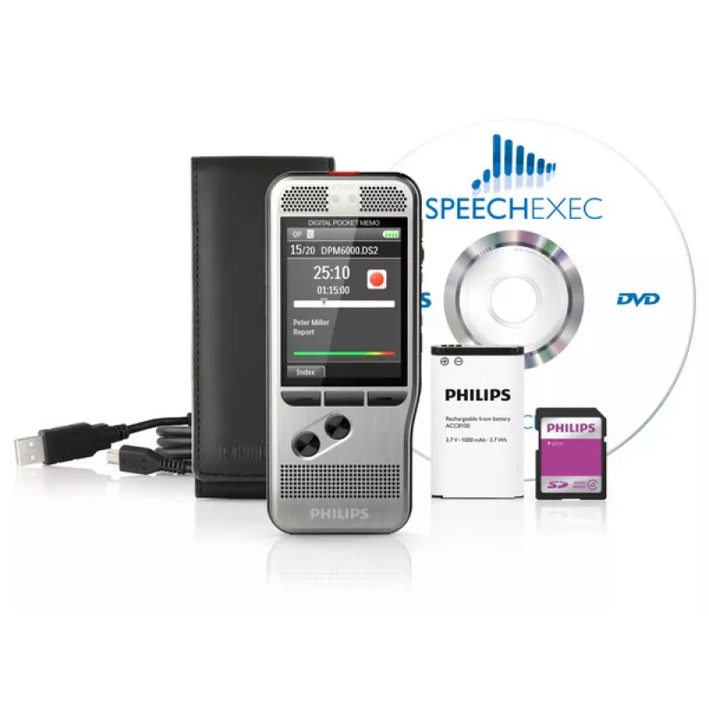 Philips DPM6000 Flash-kaart Must, Hõbedane