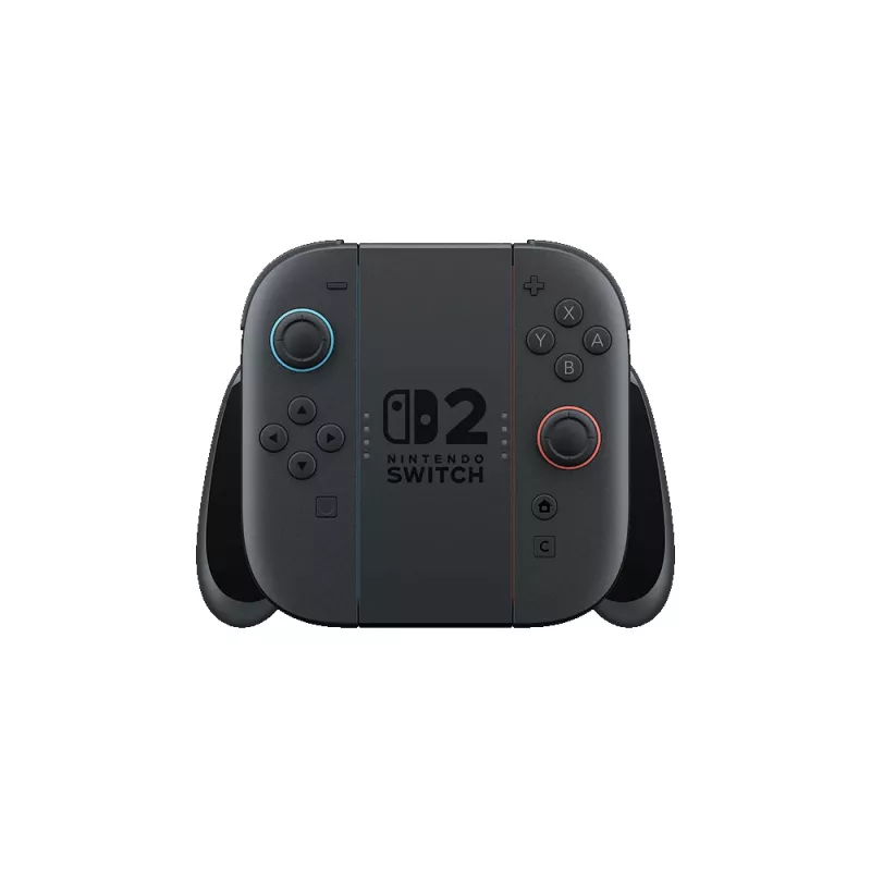 Nintendo Joy-Con 2 laadimiskäepide, Nintendo Switch 2, kontrolleri käepide, must, läbipaistev, plastik, Nintendo, Joy-Con 2