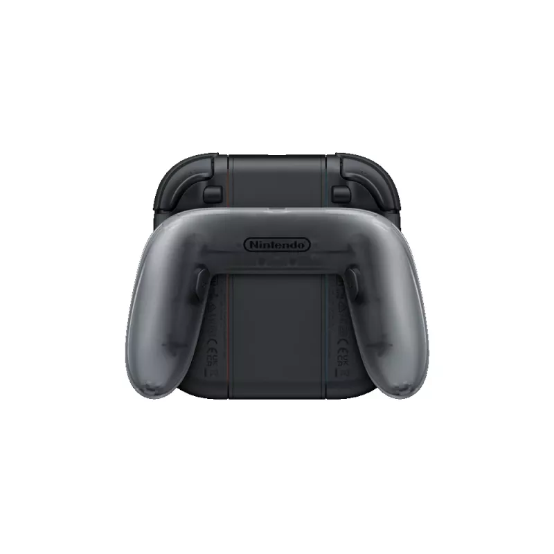 Nintendo Joy-Con 2 laadimiskäepide, Nintendo Switch 2, kontrolleri käepide, must, läbipaistev, plastik, Nintendo, Joy-Con 2