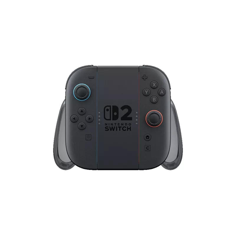 Nintendo Joy-Con 2 laadimiskäepide, Nintendo Switch 2, kontrolleri käepide, must, läbipaistev, plastik, Nintendo, Joy-Con 2