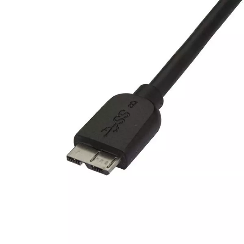 StarTech.com õhuke Micro USB 3.0 kaabel - M/M - 2 m (6 jalga), 2 m, USB A, Micro-USB B, USB 3.2 Gen 1 (3.1 Gen 1), Isane/Isane, Must