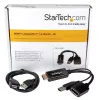 StarTech.com HDMI-DisplayPort adapter - 4K 30 Hz, 3840 x 2160 pikslit, 1080p, 720p, 120 Hz, must, MegaChips - STDP2600, aktiivne videomuundur