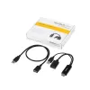 StarTech.com HDMI-DisplayPort adapter - 4K 30 Hz, 3840 x 2160 pikslit, 1080p, 720p, 120 Hz, must, MegaChips - STDP2600, aktiivne videomuundur