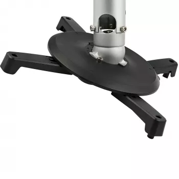 StarTech.com Universaalne laeprojektori kinnitus – Tugev, reguleeritava kõrgusega/pikendatav postkinnitus 5-22,7 tolli laest – 33 naela (15 kg) – kallutatav/pööratav – riputatav projektori kinnitus koos kronsteiniga