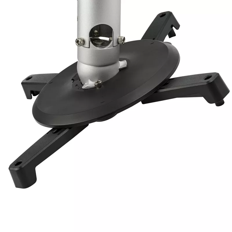 StarTech.com Universaalne laeprojektori kinnitus – Tugev, reguleeritava kõrgusega/pikendatav postkinnitus 5-22,7 tolli laest – 33 naela (15 kg) – kallutatav/pööratav – riputatav projektori kinnitus koos kronsteiniga