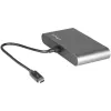 StarTech.com Dual-Monitor Thunderbolt Mini Dock, 4K 60Hz DisplayPort, draiverivaba jaotur Windowsile ja Macile, Gigabit Ethernet, 1x USB-A (USB 5Gbps), 11in (28cm) kaabel