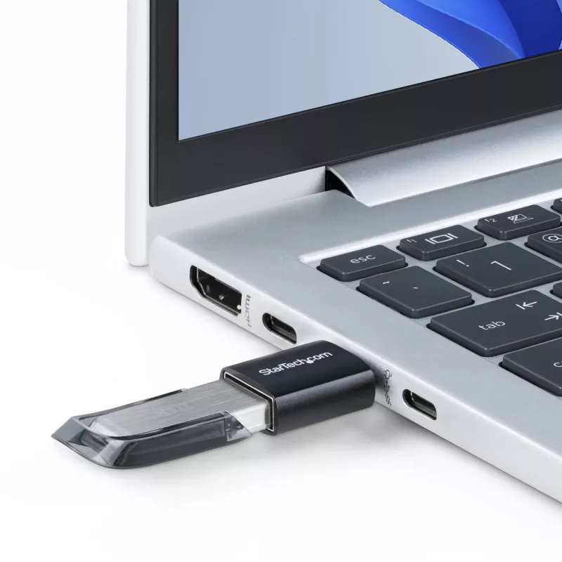 StarTech.com USB-C–USB-A adapter, USB 5 Gbps, kompaktne USB-C isane–USB-A emane adapter, vastupidav metallkorpus, M/F