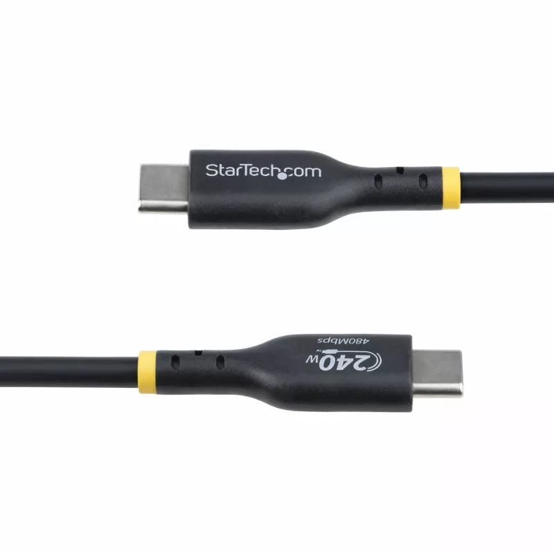 StarTech.com 3m USB-C laadimiskaabel, USB-IF sertifitseeritud USB-C kaabel, 240W PD EPR, USB 2.0 USB-C sülearvuti laadimisjuhe, USB-C andmeedastuskaabel, TPE mantel, M/M