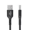 StarTech.com 3 m USB-A–USB-C laadimiskaabel, laadimine ja sünkroonimine, 3 A, USB 2.0, TPE ümbris – must USB-laadimisjuhe