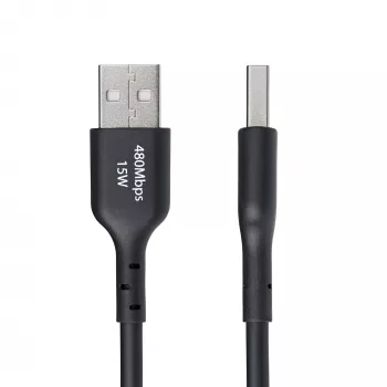 StarTech.com 3 m USB-A–USB-C laadimiskaabel, laadimine ja sünkroonimine, 3 A, USB 2.0, TPE ümbris – must USB-laadimisjuhe