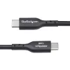 StarTech.com 3 m USB-A–USB-C laadimiskaabel, laadimine ja sünkroonimine, 3 A, USB 2.0, TPE ümbris – must USB-laadimisjuhe